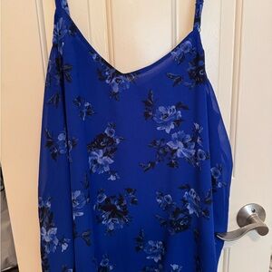 Torrid Blue Floral swing Cami